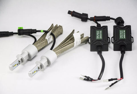 H4 9003 HB2 50w  8000lm For Philips Lumileds Car LED Headlight Kit H/L Dual Beam H7 H11 9005 9006 9012 H1 H3 single beam
