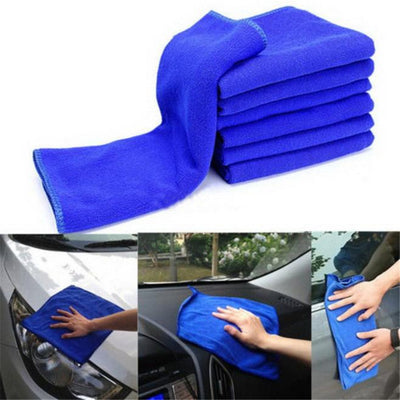 6PCS Blue Absorbent Wash Cloth  Car wash Auto Care Microfiber