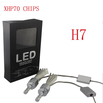 110W 13200Lm CREE CHIPS  XHP-70 LED Headlight H4 H7 H8/H9/H11 9005 9006 9012 9004 9007 H13 Car LED Headlight Fog Lamp kit