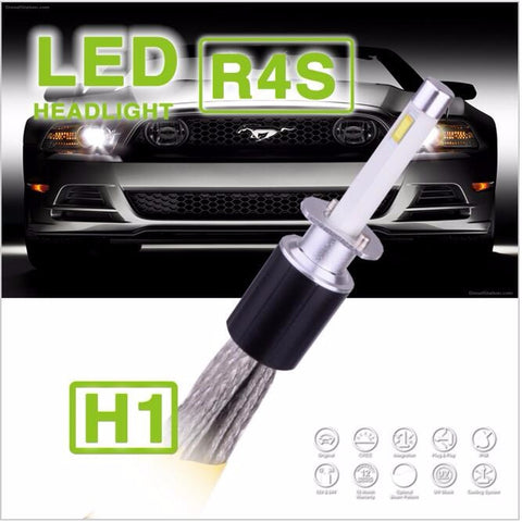 2016 Newest  R4S 1set  10400lm  90W  H1  H3 LED Headlight  Fog Driving Light KIT