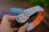 Luminous pet LED luminous pet spots Fluorescent luminous leopard dog collar Articles