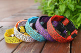 Luminous pet LED luminous pet spots Fluorescent luminous leopard dog collar Articles