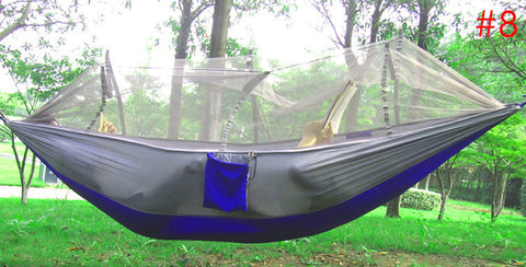 Hammock Single-person Folded Into The Pouch Mosquito Net Hammock