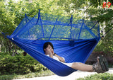 Hammock Single-person Folded Into The Pouch Mosquito Net Hammock