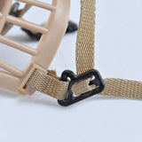 7 Sizes Plastic Brown Strong Dogs Muzzle Basket Design Anti-biting Adjusting Straps Mask High Quality