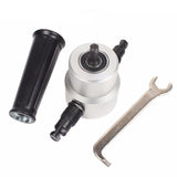 Metal Cutting Double Head Sheet Nibbler Saw Tool Drill Attachment