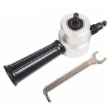 Metal Cutting Double Head Sheet Nibbler Saw Tool Drill Attachment