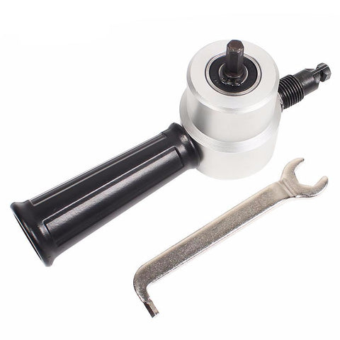 Metal Cutting Double Head Sheet Nibbler Saw Tool Drill Attachment