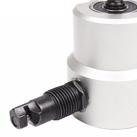 Metal Cutting Double Head Sheet Nibbler Saw Tool Drill Attachment