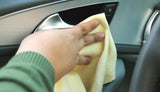 Natural Genuine Leather Chamois Shammy Sponge cloth Sheepskin Absorbent