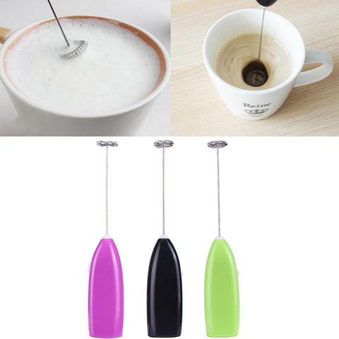 Frother Foamer Whisk Mixer Stirrer Egg Beater Electric Mini Handle