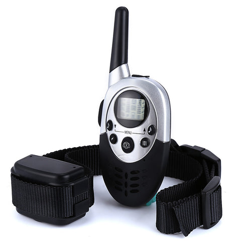 Dog Training Collar Dog Trainer 1000M Rechargeable LCD Remote Pet Electric Shock Large Dog Collar