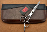 701# 6'' Japan Kasho TOP GRADE Hairdressing Scissors 440C 62HRC Bang Cut Barbers Cutting Scissors Thinning Shears