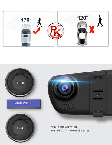1080P Video dual cam Dash cam