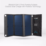 20W Solar Power Bank Solar Panel Portable Charger External Battery Universal Powerbank For iPhone For Xiaomi Phones