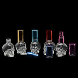 8 ML Mix Color Skull Shape Mini Small Empty Glass Spray bottle