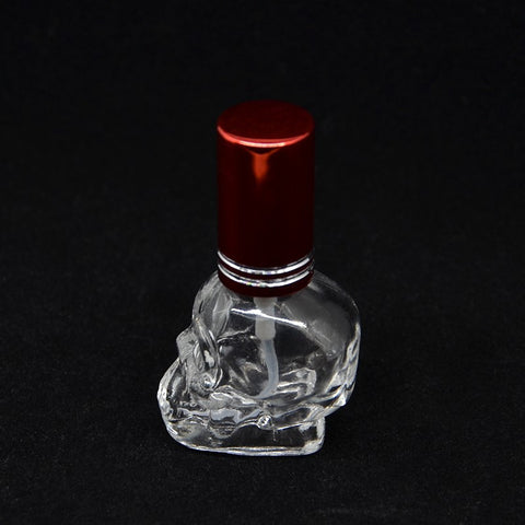 8 ML Mix Color Skull Shape Mini Small Empty Glass Spray bottle