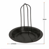 Carbon Steel Chicken Roaster Rack with Bowl Non-Stick Pans