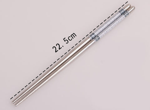 5 Pairs/lot Chopsticks Stainless Steel Durable Chinese 4 Color