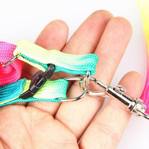 Adjustable Rainbow color Pet Dog Leash