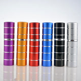 1 Piece 10ML Mini Portable Silver Ring Metal Refillable