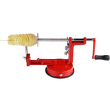 Manual Red Stainless Steel Twisted Potato Apple Slicer
