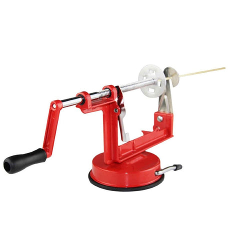 Manual Red Stainless Steel Twisted Potato Apple Slicer