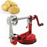 Manual Red Stainless Steel Twisted Potato Apple Slicer