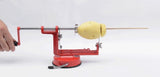 Manual Red Stainless Steel Twisted Potato Apple Slicer