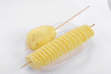 Manual Red Stainless Steel Twisted Potato Apple Slicer