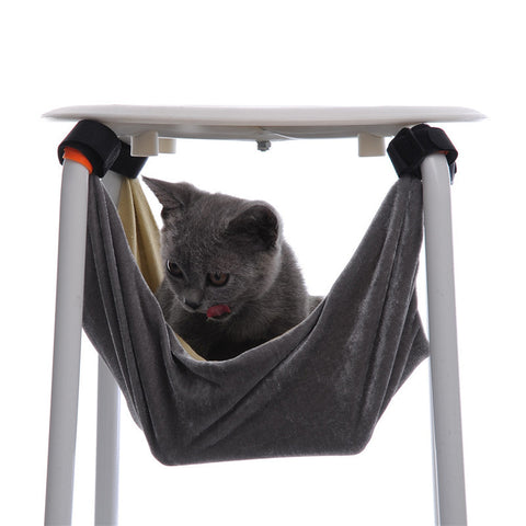 Pet Kitten Cat Hammock Removable Velcro Hanging 2 Colors