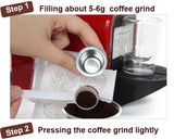 Refillable Nespresso Capsules  (1 pod +60 seals) Stainless Steel