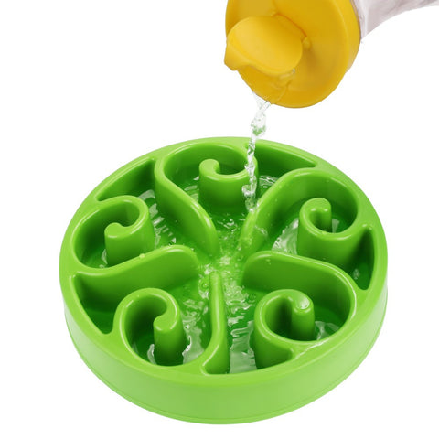 Dog Food Slow Bowl Puppy Anti Choke Bowl Pet Food