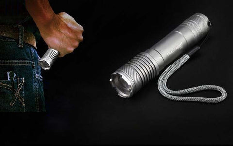 2000lm HighPower LED Flashlight Torch light Waterproof Mini Penlight Zoomable 18650