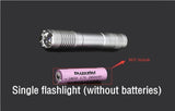 2000lm HighPower LED Flashlight Torch light Waterproof Mini Penlight Zoomable 18650