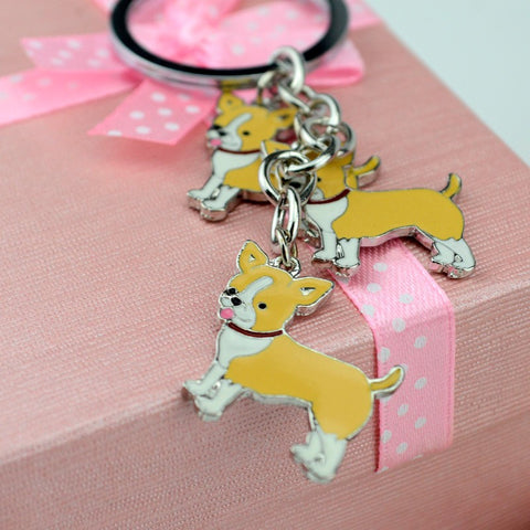 Chihuahua pet dogs KeyChains