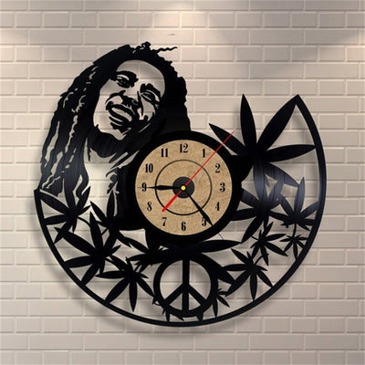 Marley Wall Clocks Vinyl Record Clock