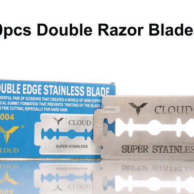 50pcs Stainless Steel Double Edge Blade Safety Razor blades