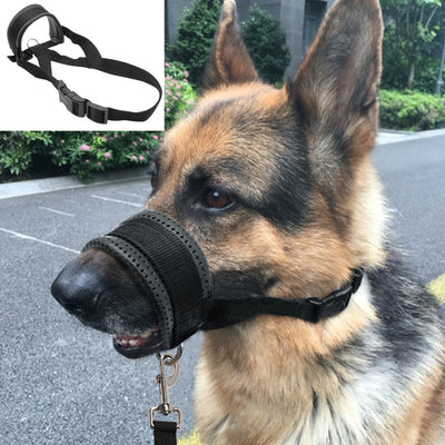 Soft Padded Pet Head Collar Champion Dog Training Halter Nylon Dog Muzzle Loop Stops Dog Pulling Training Tool