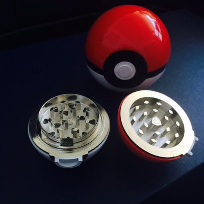 Aluminum Herb Pokemon Pokeball  Grinder