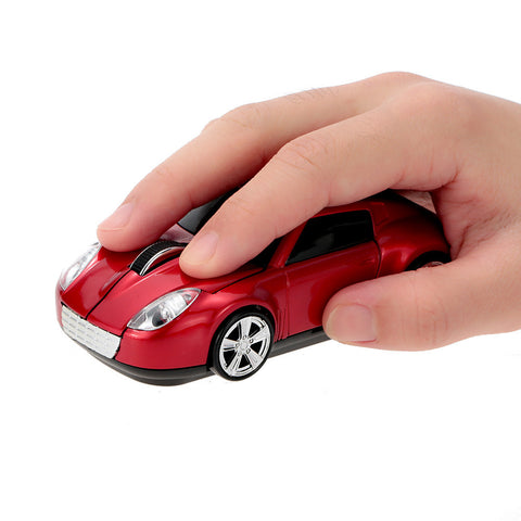 2.4GHz Wireless Mouse/Mice Racing Car Shaped Optical USB Mouse 3D Buttons 1000 DPI/CPI