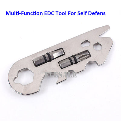 EDC Self Defense Supplies Survival Protection Multi Tool Stainless Steel Bottle Opener