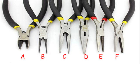 6kinds/box Stainless Steel Needle Nose Pliers