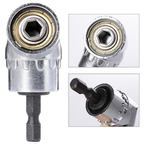 105 Degrees 1/4" Electric Hex Drill Bit Adjustable Hex Bit Angle Driver