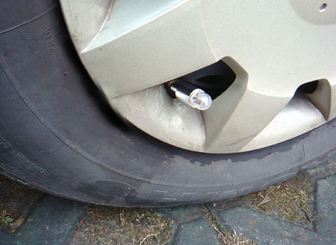 Motorbicycle Wheel Light New Flashing LED Car Bicycle Tyre Valve Caps Lamp Lights Free Shipping