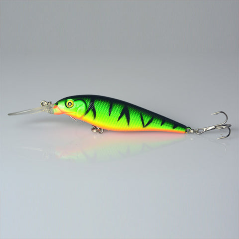 1PCS Super Quality  5 Colors 11cm 10.5g Hard Bait Minnow Fishing lures Bass Fresh Salt water 4#hook