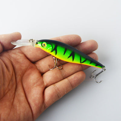 1PCS Super Quality  5 Colors 11cm 10.5g Hard Bait Minnow Fishing lures Bass Fresh Salt water 4#hook