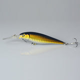 1PCS Super Quality  5 Colors 11cm 10.5g Hard Bait Minnow Fishing lures Bass Fresh Salt water 4#hook