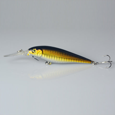 1PCS Super Quality  5 Colors 11cm 10.5g Hard Bait Minnow Fishing lures Bass Fresh Salt water 4#hook