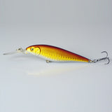 1PCS Super Quality  5 Colors 11cm 10.5g Hard Bait Minnow Fishing lures Bass Fresh Salt water 4#hook